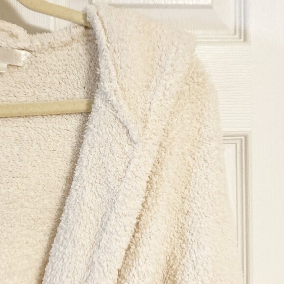 Barefoot Dreams Bamboo Chic Cozy Knit Robe with Hood Size 6-8 - Picture 3 of 6